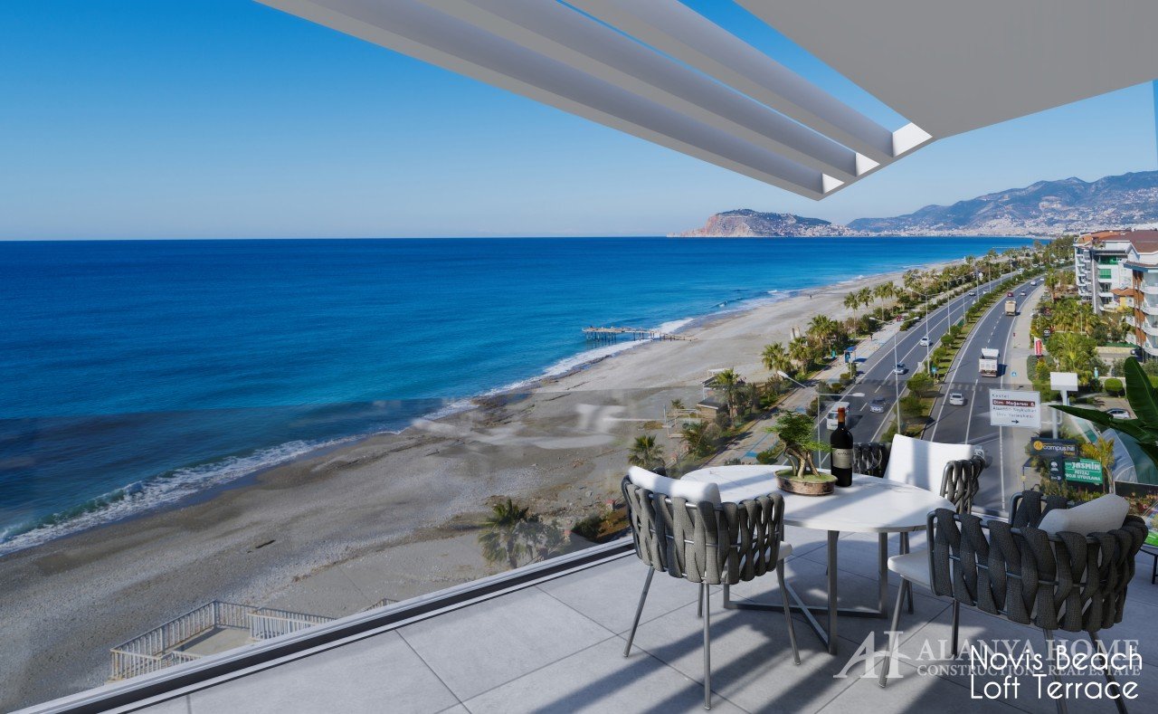 نوویس پارک کستل آلانیا آنتالیا ترکیه خرید فروش ملک آپارتمان یک خوابه مبله در طرح اقساطی پروژه جدید د